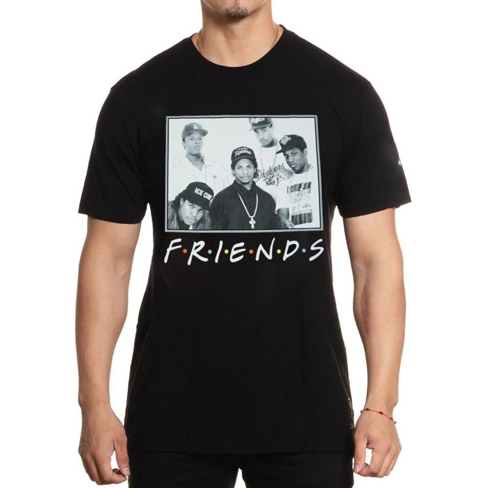 NWA Friends Eazy E Hip Hop Rap Men's Tee T-shirt